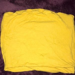 yellow tube top